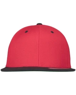 2-Tone classic snapback - Punainen/Musta