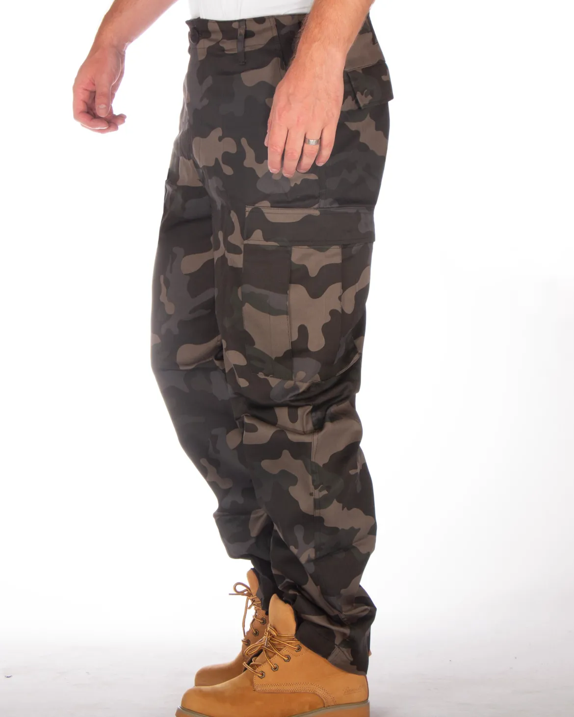 US Ranger reisitaskuhousut - Tumma camo