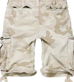 Vintage reisitaskushortsit - Vaalea camo