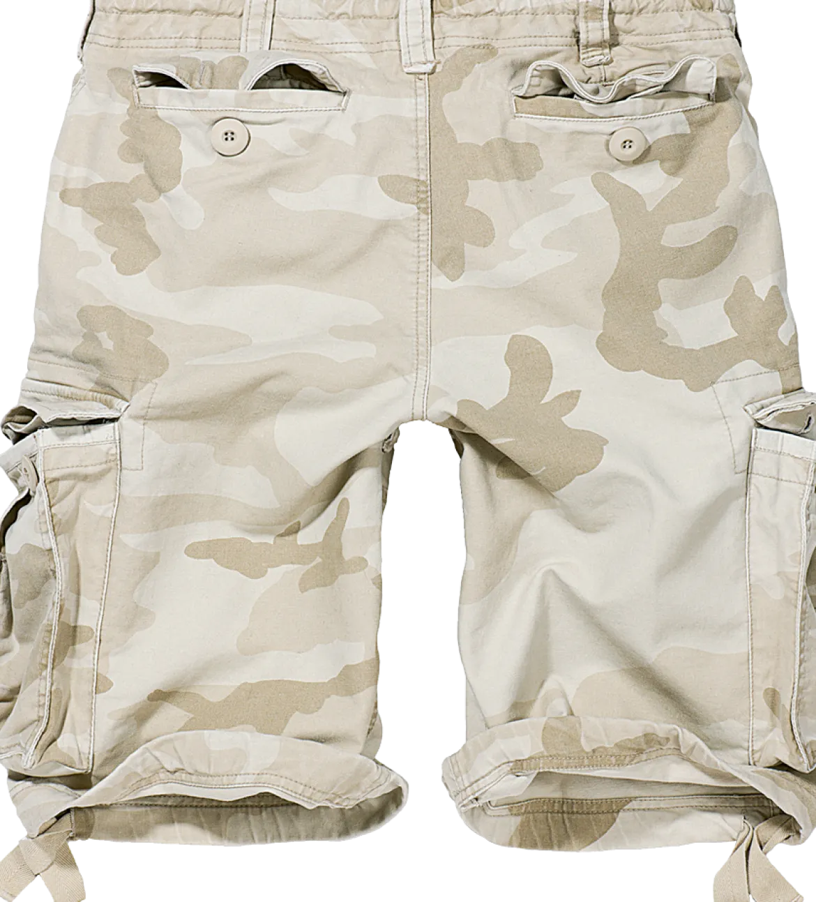 Vintage reisitaskushortsit - Vaalea camo