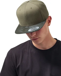 Visor snapback - Vihreä Camo