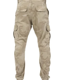Zane reisitaskuhousut - Beige camo