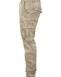 Zane reisitaskuhousut - Beige camo