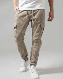 Zane reisitaskuhousut - Beige camo